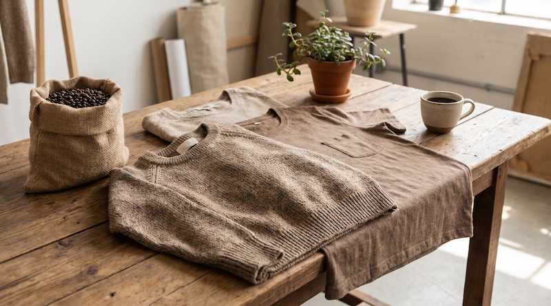 Ropa fabricada con posos de café: la moda más sostenible del año